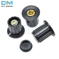 5PCS WXD3 13 WXD3 12 1W 2W Black Potentiometer Rotary Knob Adjustable Wirewound Potentiometer Cap 3590S Insert 4mm Plastic Metal