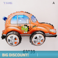 ?【Lowest price】TANG ลูกโป่งฟิล์มอลูมิเนียมสเตอริโอสำหรับรถยนต์แบบ3D เป็นของขวัญสำหรับเด็กงานเลี้ยงวันเกิดเวทีจัดงานแต่งงานอุปกรณ์ตกแต่งลูกโป่งสำหรับแข่ง