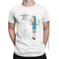 Cornholio Needs T.p. T Shirts For Men Cotton Funny T-shirt Crewneck Beavis And -head Tees Classic Clothing Printed XS-6XL