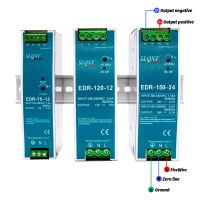 EDR-75 EDR-120 EDR-150 Single Output Din Rail Switching Power Supply 12V 24V 48V meanwell LED Driver