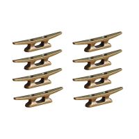 Boat Dock Cleat 4 Inch for Mooring Boat Bronze Host Cast Iron Suitable for Nautical Beach Lake Maritime Decor,8Pcs