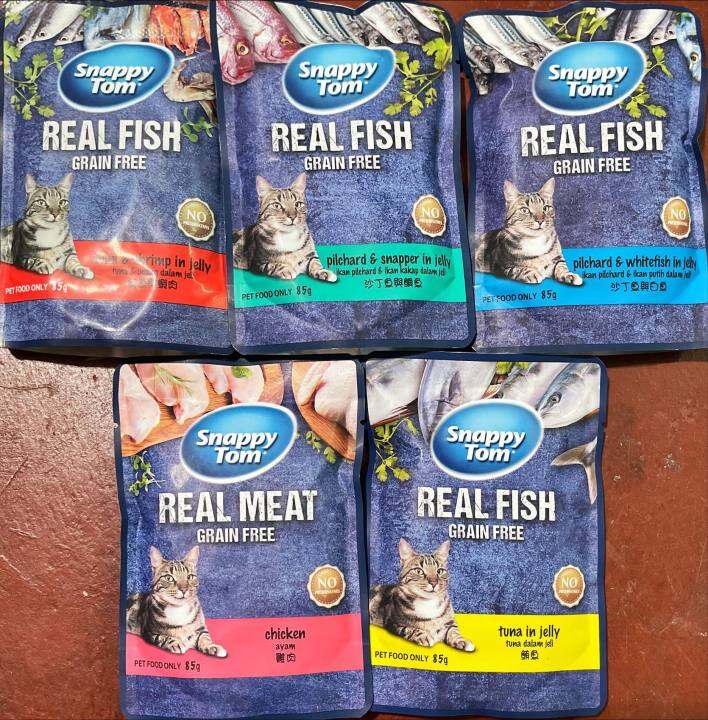 Snappy Tom Wet Cat food 85g Lazada PH
