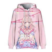 Vtuber כדון פיפה הסווטשרט סווטשירט 3d Streetwear נשים גברים חורף 2023 חדש סוודרים