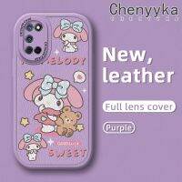 เคส Chenyyka สำหรับ OPPO A52 A72 A92 4G เคสซิลิโคนลายการ์ตูนของฉันเมโลดี้นิ่มแฟชั่นแบบสร้างสรรค์เคสกันกระแทกดีไซน์ใหม่แบบเต็มเลนส์เคสป้องกันกล้อง