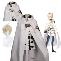 Anime Seraph of The End Mikaela Hyakuya Costume Full Set for Uni Halloween Party Cosplay Costume with Wig