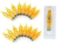 Yellow Dragon fly  [20ชิ้น/กล่อง ] ปากากเพ็น เข็มสักตลับใช้แล้วทิ้ง  RL M1 RM [ พร้อมส่งในไทย ]