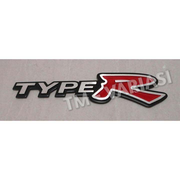 Emblem Logo Besi Tulisan Type R Lazada Indonesia