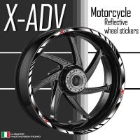 ■ Reflective Motorcycle Accessories Wheel Sticker Hub Decals Rim Stripe Tape For HONDA XADV X-ADV xadv 750 350 Adventure 2022 2021