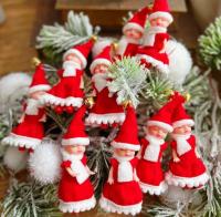 【CW】 2023 New Christmas Ornament Pendant Christmas Pendant Handmade Cute Christmas Doll h Ornament Home Decoration Desktop