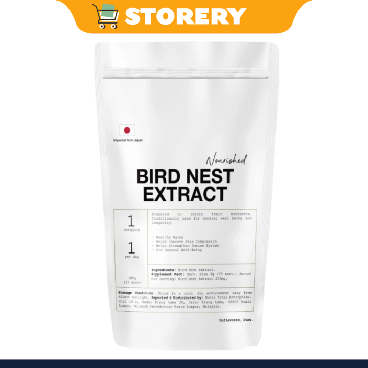 Nourished Bird Nest Extract 200mg 33 Servings (Japan) Lazada
