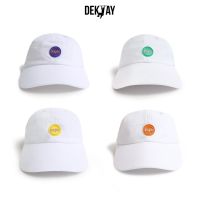 DEKTAY BASIC-T RUBBER BADGE ICON CAP(หมวกแก็ปสีขาว)