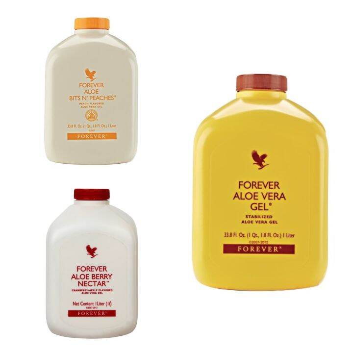 Forever Aloe Vera Gel นำ้ว่านหางจระเข้ ฟอร์เอเวอร์อโลเวร่า ขนาด 1 ลิตร สินค้ามี 3 รสให้เลือก 4492