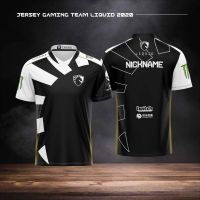 in stock 2023 Design Jersey T-shirt Gaming Team Liquid   customized team clothes 3D Print Casual WOMEN/MAN，Contact the seller to customize the name and logo for free