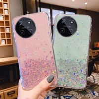 เคสซิลิโคนใสสำหรับ Realme 11 5G,เคสดาวแวววาวเคส TPU ใสสำหรับ Realme 11 Pro Plus 11Pro + Realme11 Pro Realm11 4G 5G เคสบางพิเศษโทรศัพท์4G 5G เคสหลังใสลายท้องฟ้าระยิบระยับเคสกันกระแทก