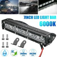 โคมไฟสปอตไลท์ไฟบาร์ Led 7 "18W 3600lm ไฟตัดหมอกขับรถ6000K ยานพาหนะออฟโรดรถบรรทุกรถยนต์4wd