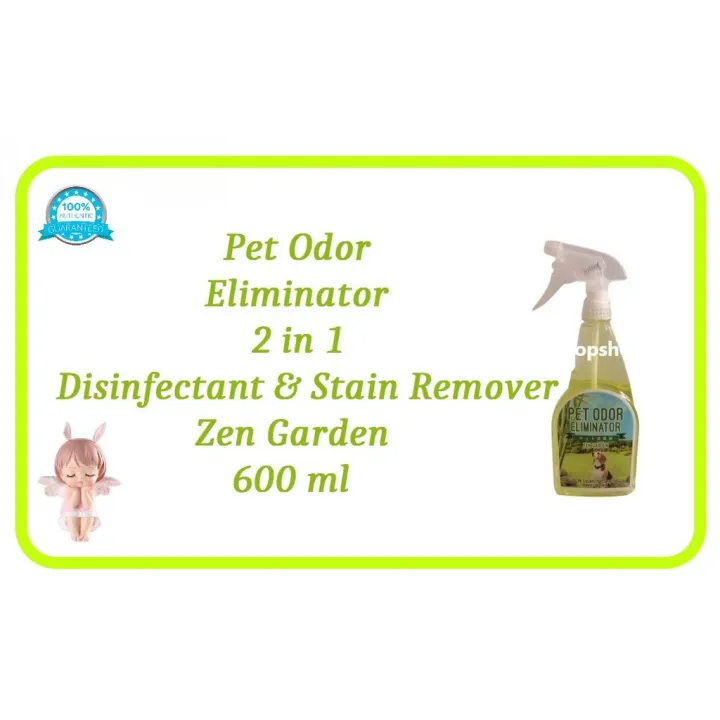 Pet Odor Eliminator 2 in 1 Disinfectant and Stain Remover Zen Garden