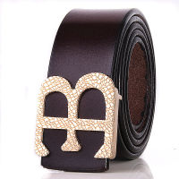 Men Women Belts Cowhide B Letter Buckle For Jeans Dress All-match Fashion Luxury Sexy Ladies Waistband Gifts Width 3.7cm