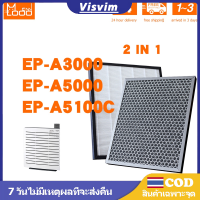 แผ่นกรองอากาศ Hitachi EP-A3000/EP-A5000/EP-A5100C/EP-NZ50J/EPF-CX40F แผ่นกรองอากาศแท้ - กรองฝุ่นและสิ่งปนเปื้อนในอากาศอย่างมีประสิทธิภาพ