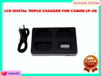 ที่ชาร์จแบตเตอรี่กล้องLCD DIGITAL TRIPLE CHARGER FOR CANON LP-E6