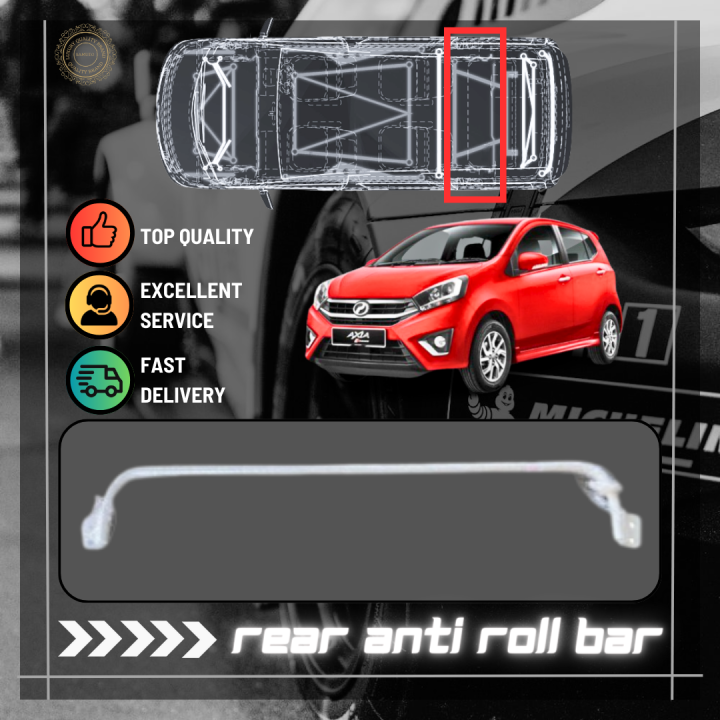 PERODUA AXIA REAR ANTI ROLL BAR 16MM & 19MM Lazada