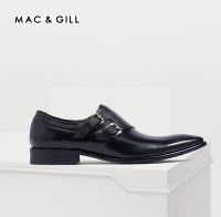 Mac&amp;Gill รองเท้าหนังแท้ผู้ชายแบบ double monk strap oxford Leather Shoes genuine 100%