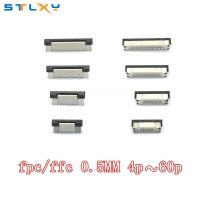 10pcs FFC FPC socket 0.5mm 4/6/7/8/9/10/12/14/15/16/20/22/24/26/28/30/34/40/45/50/54/60 Pin Vertical Type Ribbon Flat Connector