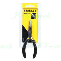 STANLEY 84-119 คีมปากแหลม ด้ามหุ้มยาง 5 นิ้ว