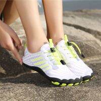 Beach Shoes for Women Men Barefoot Water Shoes Upstream Breathable Sport Shoe Quick Dry Swimming Sneakers White Color 35-46 Size