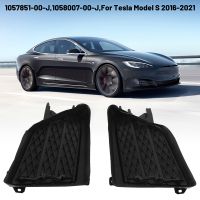 1057851-00-J/1058007-00-J Front Fog Light Frame Active Louver Grille (Left &amp; Right) for Tesla Model S 2016-2021