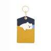 Hamilti móc khóa túi poodle keychain giấy phép lái xe thang máy thẻ đồ giữ - ảnh sản phẩm 2