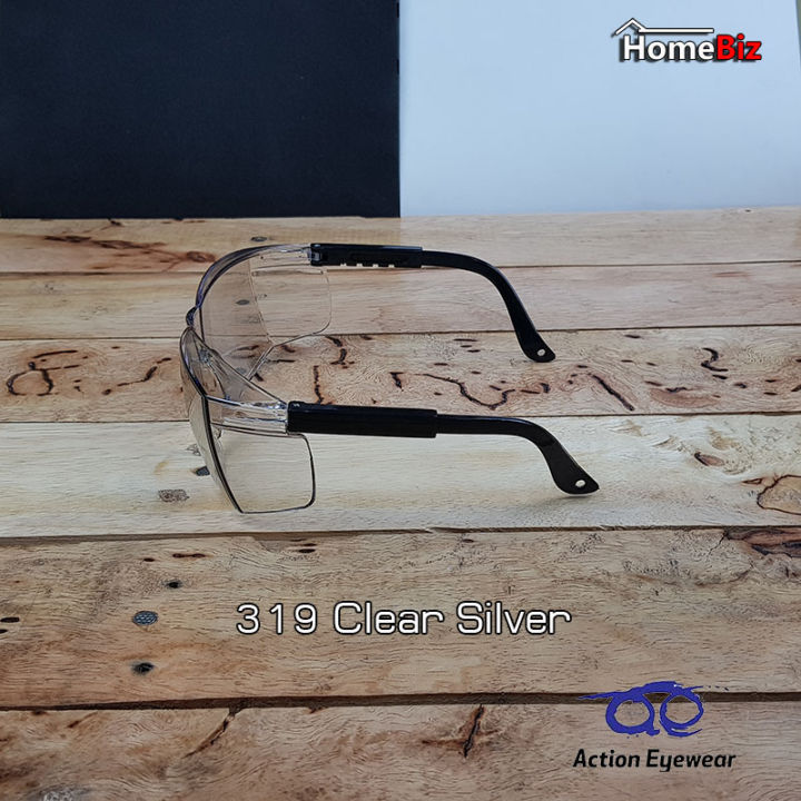 แว่นตานิรภัย-แว่นกันแดด2020-แว่นตากันuv-แว่นกันแดดผู้ชาย-แว่นกันลม-แว่นตากันแดดราคาถูก-แว่นกันแดดแฟชั่น-แว่นขี่จักรยาน-319-clear-silver
