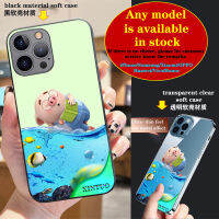 XINTUO เคสว่ายน้ำรูปหมูน่ารักสำหรับ iPhone 6 7 8 Plus X Xr Xsmax 11 12 13 14 Pro Max เคสมือถือ Samsung Galaxy S23 S22 S21 S20 Note20พิเศษ A14 A54 A53 A72 A32 OPPO Vivo Xiaomi Huawei ป้องกันการกระแทกเคสโทรศัพท์อ่อนใส