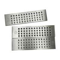 Tungsten Carbide Wire Drawplate 52 Holes Round Shape 0.26-4.10mm Jewellers Draw Plate