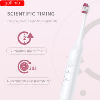 Gollinio Toothbrush Electric sonic Battery Version GL58A magnetic suspension electr tooth brush Replacement head High quality