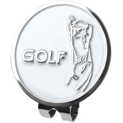 ：“{—— 1Pc Golf Ball Markers Humanoid Pattern GOLF With Magnetic Hat Clips Sets，Gift For Men Women Golfer，For Outdoor Indoor Golf Sport