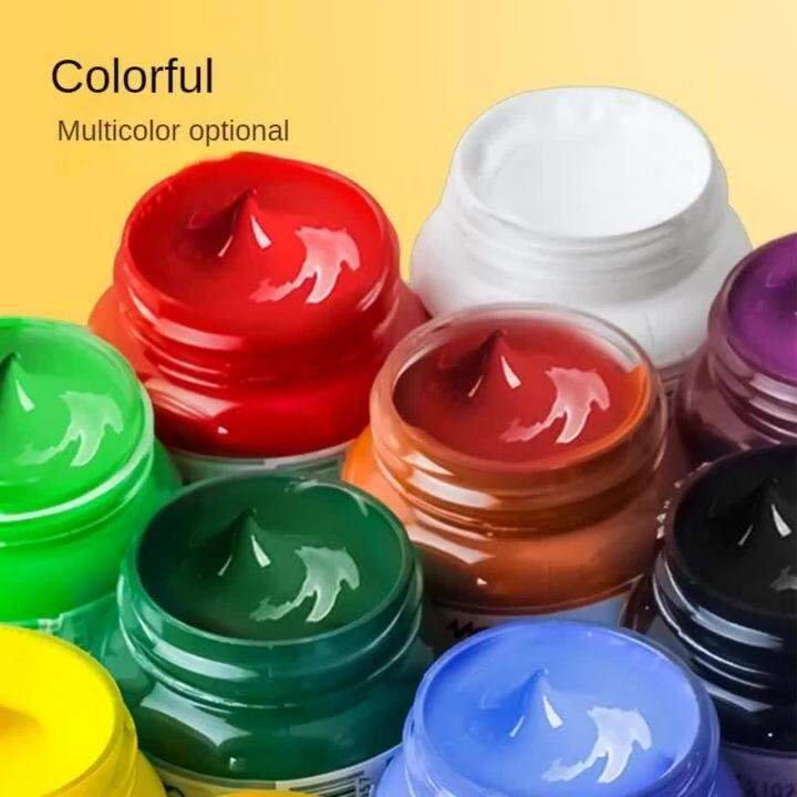 50ml Colorful Plastisol Fabric Screen Printing Ink Paste Paint for Silk