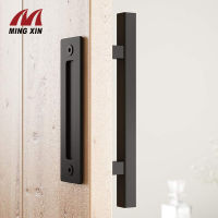 12 inches Push-Pull Barn Door Handle Bedroom Sliding Door Pull Wooden Door Handle Indoor And Outdoor Furniture Hardware Handle