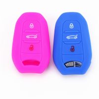 gthrrftdb Flip Remote Protector Cover Silicone Car Key Case Skin Holder for Peugeot 3008 308 5008 DS DS4 DS5 for Citroen C4 Picasso Elysee