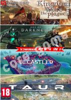 รวมเกมส์ RTS  (1.Kingdom Wars) (2.The Plague Age.of Darkness Final) (3.Stand Becastled) (4.Taur) 4in1 แผ่นเกมส์ แฟลชไดร์ฟ เกมส์คอมพิวเตอร์  PC โน๊ตบุ๊ค