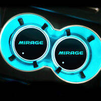 เจ็ดสีสติกเกอร์รถตกแต่งภายใน Ambient Light LED ในรถสำหรับ Mitsubishi MIRAGE Auto Accessories