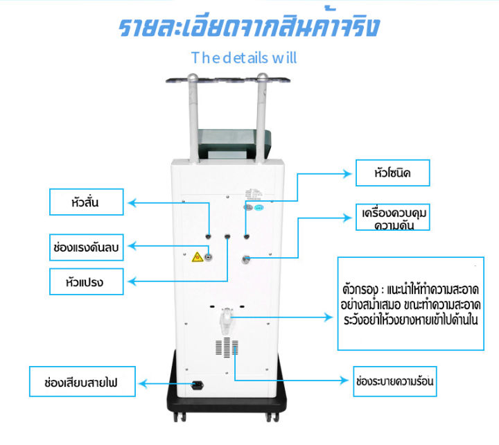 เครื่องนวดสลายไขมัน-เครื่องสลายไขมัน-หัวนวดตัว-หัวนวดกัวซา-หัวดูดสลายไขมัน-หัวเซลลูไล-หัวกระชับสัดส่วน-multipolar-rf-machin