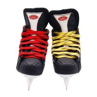 Skate Laces 108inch 275cm Dual Layer Braid Extra Reinforced Tips Waxed Tip Design Suit For Ice Hockey Skate Hockey Shoe Lace