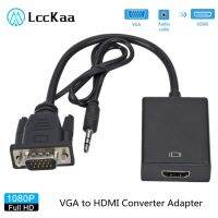 Full HD 1080P VGA to HDMI-compatible Converter Adapter Cable With Audio Output VGA HD Adapter for PC laptop to HDTV Projector