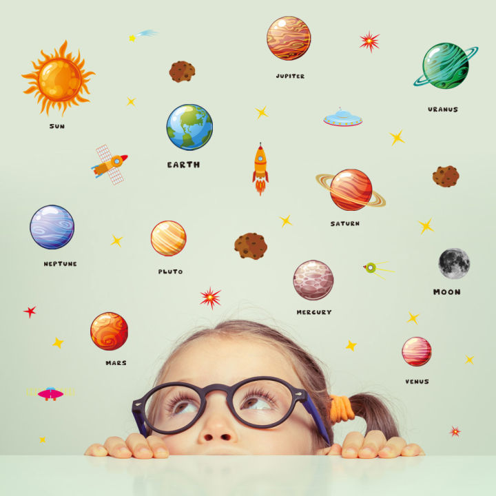 new-nine-planets-wall-stickers-creative-childrens-room-background-wall-decoration-pvc-graffiti-stickers
