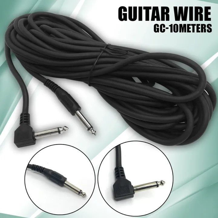 10 Meters Electric Guitar Cord 6.5mm Jack Electric Guitar Bass Audio