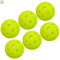 WinnerYou 12 Packs 40 Holes Outdoor Pickleball Balls for Courts