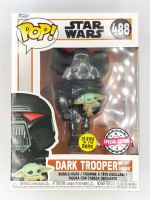 Funko Pop Star Wars - Dark Trooper With Grogu [เรืองแสง] #488 (กล่องมีตำหนินิดหน่อย) แบบที่ 2