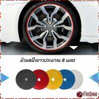 FinDee ยางแต่งขอบล้อแม็กซ์ ยางกันขอบโครเมี่ยยาง  ยางแต่งกันรอยล้อแม็ก car wheel protector