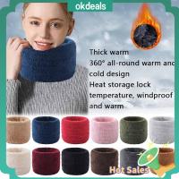 OKDEALS หนาขึ้น ที่อุ่นคอ ขี่ Bib กันลม ผ้าพันคอหน้าหนาว ปกคออบอุ่นคู่ สีทึบทึบ ผ้าพันคอเก็บความร้อน ชายหญิง