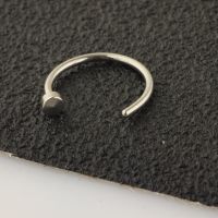 【♀】 Sky Joy 20G แหวนจมูก Hoop Septum แหวน C-Shaped Pin Studs กระดูก Tragus แหวนกระดูกอ่อน316L เหล็กเจาะเครื่องประดับ Lip